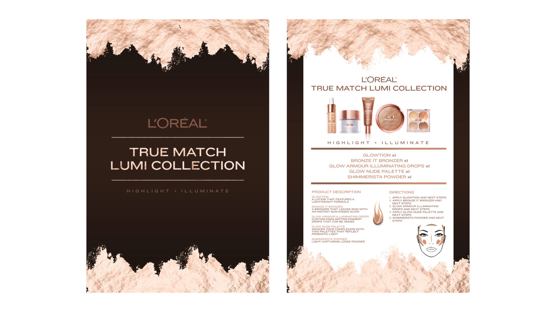 L'Oreal True Match Lumi Collection box packaging